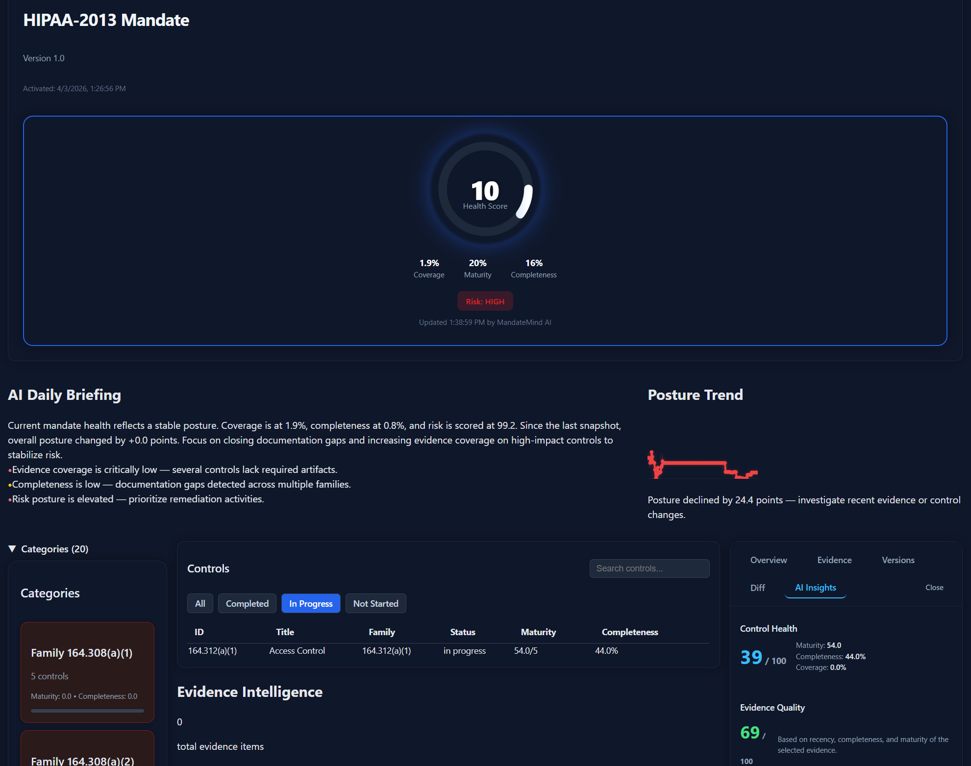 MandateMind AI Screenshot